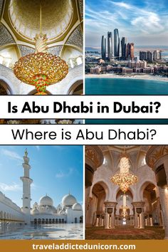 an image with the words is abui in dubai? where is abui dhab?