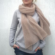 Mohair scarf in nude tones Knitted soft shawl Pashmina Long beige scarf Sharf kid mohair + baby alpaca Mohair Scarf Knitting Patterns Free, Mohair Shawl, Soft Shawl, Knitted Scarves, Beige Scarf, Mohair Scarf, Warm Shawl, Knitting Patterns Free Scarf, Crochet Knit Hat