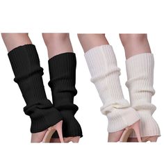 PRICES MAY VARY. 【Material】: Our leg warmer boot socks are 100% made of high quality acrylic, which is warmer, softer and more comfortable than regular cotton, they are made of knitted Product made, safe and advanced 【Fashion】: There are a variety of warm socks combinations of thermal stockings for you to choose, all are new, simple and fashionable, can match any clothes, shoes, bags, jewelry, very suitable for young and middle-aged women. 【Size】: Legging socks 3.54*15.35 inches and 0.3 lbs, eno Trendy Thick Knitted Socks, Casual Acrylic Socks For Winter, Casual Acrylic Winter Socks, Winter Acrylic Socks, Fitted Acrylic Socks For Winter, Thick Acrylic Casual Socks, Thick Knitted Acrylic Socks, Winter Knitted Acrylic Socks, Thick Acrylic Socks For Winter