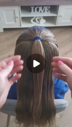 Wacky Hairstyles For Kids, Elsa Hairstyle Kids Easy, Half Up Half Down Hair Toddler, Toddler Mermaid Hair, Kids Hair Updos Easy, Quick Easy Kids Hairstyles, Hair Styles Kids Easy, Curly Hair Styles For Kids, Half Up Half Down Kids Hair