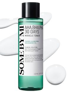 Introducing the SOME BY MI AHA-BHA-PHA 30 Days Miracle Toner—the must-have toner that works wonders for acne-prone, dull, and textured skin! 🌟 💧 Key Ingredients: AHA (Alpha Hydroxy Acid): Exfoliates dead skin cells and improves skin texture. BHA (Beta Hydroxy Acid): Deeply penetrates and unclogs pores for clearer skin. PHA (Polyhydroxy Acid): Provides gentle exfoliation and locks in moisture. ✨ Benefits: Say goodbye to acne, blackheads, and whiteheads. Minimize the appearance of pores for smoother skin. Brightens dull skin while improving texture and tone. Suitable for sensitive skin, thanks to its gentle formula.#acnesolution #somebymi #MiracleToner Korean Skincare For Acne, Skincare For Acne Prone Skin, Skincare For Acne Prone, Tea Tree For Acne, Miracle Toner, Skincare For Acne, Acne Toner, Textured Skin, Peeling Mask