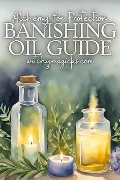 Unlock the secrets of protection with our guide to banishing oil alchemy! Delve into the ancient art of crafting banishing oils for spiritual purification and safeguarding. From selecting potent ingredients to infusing intentions, discover the transformative power of this sacred elixir. Let's embark on a journey of alchemical mastery and fortify our spiritual defenses with banishing oil.   #BanishingOil #Alchemy #Protection #SpiritualPurification #SacredCraft #HerbalCraft #Oil #WitchyMagicks Ritual Oils Recipe, Altar Oil Recipe, Essential Oils For Protection Witchcraft, Banishing Oil Recipe, Protection Oil Recipe, Wicca Oils, Alchemist Aesthetic, Banishing Oil, Spiritual Purification