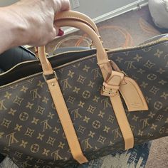 Brand New, Never Used. Made In France 1997, Vintage. Bags Louis Vuitton, Louis Vuitton Keepall, Louis Vuitton Bags, Travel Bags, Made In France, Louis Vuitton Bag, Bag Lady, Louis Vuitton, France