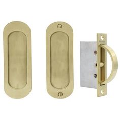 an image of brass door handles and knobs