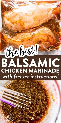 the best balsamic chicken marina with freezer instructions