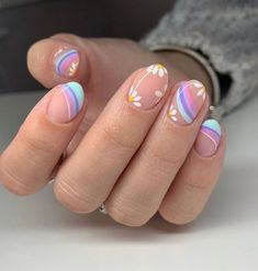 Uñas Color Pastel, Easter Nail, Easter Nail Designs, Nice Nails, Minimal Nails, Cute Gel Nails, Nails Only, Instagram C, Get Nails