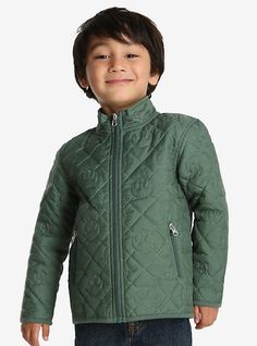 Star Wars Rebel Toddler Puffer Jacket - BoxLunch Exclusive, GREEN Dark Green Puffer Jacket, Snowy Tundra, Green Puffer Jacket, Green Puffer, Star Wars Rebels, Toddler Sizes, Our Kids, Puffer Jacket, Just In Case