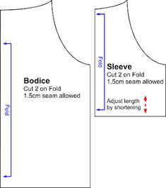 the front and back view of a sewing pattern for a tank top with an attached neckline