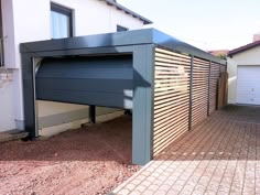 a house with a garage attached to it