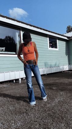 Punchy Fashion, Southern Belle Outfit, Casual Western Outfits, Punchy Western Outfits, Rodeo Fits, Country Hairstyles, Western Summer Outfits, Casual Cowgirl, Western Girl Outfits