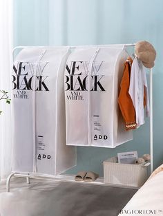 BagForLove - Zippered Hanging Clothes Storage Bag for Dust-Free Letter Graphics Hanging Clothes Storage, Free Lettering, Hanging Clothes, Clothes Storage, Polyvinyl Chloride, Storage Bags For Clothes, Dust Free, Word Wrap, Clothing Storage