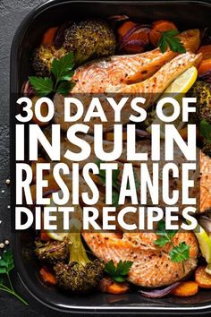 Weight Loss That Works: 30-Day Insulin Resistance Diet Plan #diabetes #alimentosdiabetes #diabetesrecetas #recetasparadiabeticos 1200 Calorie Diet Meal Plans, Makanan Diet, Low Fat Diets, Diet Vegetarian