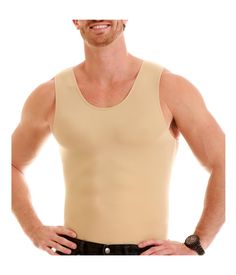 Look slimmer and toned instantly when you wear the original Insta Slim muscle tank. This sleeveless compression t-shirt will make you look up to 5” slimmer, firm and tone your upper torso, support your lower back, hide your love handles, slim your belly and improve your posture. Wear as a base layer for a sleek look under even your tightest fashions. The durable 4-way stretch fabric in this compression muscle tank fits comfortably and goes unnoticeable under clothing without being clingy. This pull-on style Insta Slim tank can be worn for work or play, as an under garment or outerwear, to exercise and or enjoy a night out on the town. Must have for the man that always wants to look his very best. Being Clingy, Improve Your Posture, Compression T Shirt, Bootie Sandals, Love Handles, Fashion Tights, Maggy London, Baby Boy Shoes, 4 Way Stretch Fabric