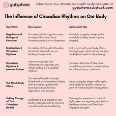 The Body's Timekeeper: Harnessing the Power of Our Circadian Rhythms Circadian Rhythm Sleep, Takadimi Rhythm, Healthy Routines, Immune Response, Home Health Remedies