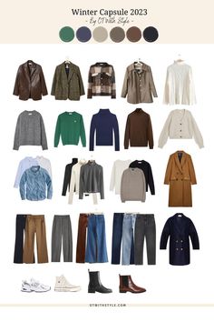 Winter Capsule Wardrobe Items in classic casual style Navy Capsule Wardrobe, Winter Capsule Wardrobe Travel, Classic Minimalist Style, Create A Capsule Wardrobe, Capsule Wardrobe Planning, Minimalist Wardrobe Capsule, Fall Winter Capsule Wardrobe, Build A Capsule Wardrobe