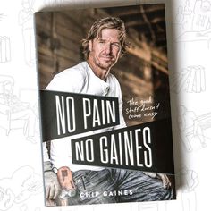 there is a book about no pain, no gaines