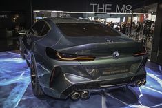 the bmw concept car is on display at an auto show