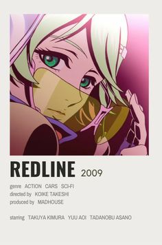 Redline Anime, Minimalist Movie Posters, Minimalist Movie Poster, Anime Printables, Good Anime To Watch