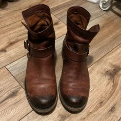 Unlined Shaft With A Leather Lined Footbed Leather With Rubber Outsole Antique Metal Hardware Goodyear Welt Construction 5 3/4" Shaft Height; 11 1/2" Shaft Circumference 1" Heel Height; 1/2" Outsole Frye Veronica, Antique Metal, Frye Shoes, Goodyear Welt, Metal Hardware, Bootie, Boots Booties, Bootie Boots, Clothing And Shoes