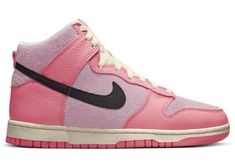 Buy and sell StockX Verified Nike shoes on StockX including the Nike Dunk High Hoops Pack Pink (W) and thousands of other sneakers with price data and release dates. Nike Dunk High Retro Premium Emb, Nike Dunk High, Dunk High, Stadium Goods, Pink Shoes, Nike Dunk, Nike Dunks, Nike Shoes, Dates