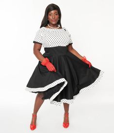 Rockabilly Girls, Rockabilly Girl, 1950s Outfits, Paris Outfits, Womens Vintage Dresses, Fashion Aesthetics, Polka Dress, 1950s Dress, Spring Trends