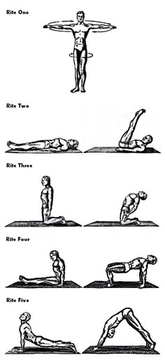 an exercise diagram showing how to do the same exercises for each person in their body