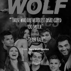 a group of people are posing together with the words wolf on it, and an image of