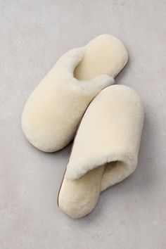 Slip into cozy warmth—and breathable comfort any season of the year—with the Eva scuff slippers, crafted from full-grain Merino shearling sheepskin. Naturally insulating yet moisture wicking, these wonderfully soft mules cushion each step as you go about your morning routine, relax with a midday meal as you work from home, or wind down at night. The shearling's fur side out lends a plush feeling from every angle, while the TPR outsole provides light traction. Women’s Slippers, Mules Slippers, Fashion Thoughts, Business Travel Bag, Capes & Ponchos, Promo Gifts, Sheepskin Slippers, Fall 24, Warm Slippers