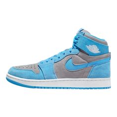 PRICES MAY VARY. 100% Authentic Occasion type : Casual Closure.type : Lace-Up Toe style : Closed Toe Style : Modern Pattern type : Solid Men's Air Jordan 1 Zoom CMFT 2 Cement Grey/University Blue/White Nike Jordan 1 High, Air Jordan 1 Zoom Cmft, Buy Jordans, Cement Gray, Jordan 1 High, University Blue, Jordans For Men, Modern Pattern, New Nike