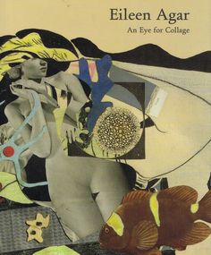 the cover of an eye for collage by ellen agar, with fish and woman