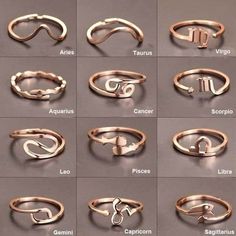 Zodiac Sign Signet Rings, Zodiac Signet Ring, Zodiac Rings, Astrology Rings, Horoscope Ring, Zodiac Jewelry, Zodiac Symbol Ring, Zodiac Sign Constellations Zodiac, Constellation Zodiac Signs, 12 Constellations, Zodiac Sign Fashion, Plain Silver Rings, Zodiac Rings, Zodiac Jewelry, Wire Rings, Finger Rings