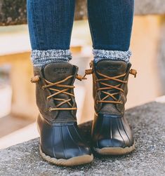 Duck Boot Outfit Ideas, Outfits Ideas Winter, Sperry Saltwater Duck Boots, Winter Birthday Outfit, Sperry Boots, Sperry Duck Boots