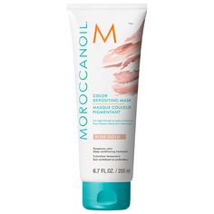 Moroccanoil Color Depositing Mask, Soft Pink Hair, Color Depositing Mask, Blond Rose, Natural Hair Repair, Restore Hair Health, Moroccan Oil Hair, Medium Blonde Hair, Conditioning Hair Mask