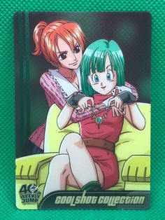 Bulma Nami Dragon Ball & OnePiece cool shot wafer card JUMP 40th anniversary Dragon Ball Nails, Dragon Ball Matching Pfp, Dragon Ball Z Bulma, Natsu And Gray, The Straw Hat Pirates, Straw Hat Pirates, Fandom Crossover, Dragon Balls, Fun Shots