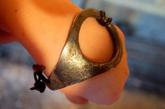 Hoop & Hook Hand Forged Bracelet /Bracelet Gift