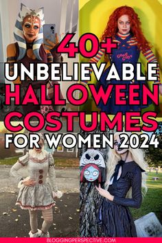 halloween costumes for women with text overlay