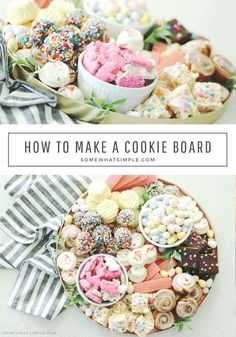 how to make a cookie board