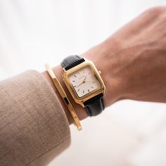 Our designers drew inspiration from the past to infuse a hint of retro charm into this collection. The result is a timepiece that transcends time itself, connecting the past with the present seamlessly. Timeless Everyday Analog Watches, Chic Gold Everyday Watch, Chic Everyday Gold Watches, Timeless Everyday Watch With Bracelet Strap, Everyday Timeless Watch With Bracelet Strap, Timeless Everyday Watch With Rectangular Dial, Chic Everyday Round Watches, Chic Everyday Watches, Vintage Rectangular Everyday Watch