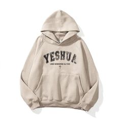 Vintage Yeshua Hoodıe,Christian Yeshua Sweater,Religious Sweatshirt,Aesthetic Faith Clothing,Jesus Apparel,Bible Verse Gift,Jesus Apparel, Welcome to Bee Design Gifts If you are looking for soft, comfy, first-rate sweatshirts, you're in the right place! I love what I do and strive to make your shopping experience just right for you. If you have any questions, concerns or comments about my products, feel free to send a message anytime. ⭐ 50% cotton, 50% polyester ⭐ Pre-shrunk ⭐Classic fit ⭐ 1x1 athletic rib knit collar with spandex ⭐ Air-jet spun yarn with a soft feel and reduced pilling ⭐Double-needle stitched collar, shoulders, armholes, cuffs, and hem HOW TO PLACE ORDER 1. Check photos for size chart, model comparison and color options 2. Select size and color from the drop down options Jesus Sweaters, Aesthetic Faith, Christian Logo, Jesus Hoodies, Jesus Apparel, Jesus Clothing, Jesus Sweater