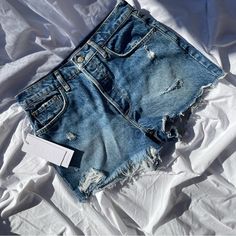 Boyish Jeans Shorts, New With Tags In The Style Cody In Authentic Rigid, High-Rise Cut Off Short, Color Is Top-Five Model Pictures Are Of The Same Cut In A Similar Wash (Anthropologie Sells This Brand) #Boyish #Boyishdenim #Boyishjeans #Denimshorts #Summer22 Cheap Blue Zara Jean Shorts, Model Pictures, Cut Off Shorts, Jeans Brands, Jeans Shorts, Cut Off, Jean Shorts, Denim Shorts, Anthropologie