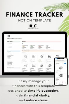 Finance Tracker Notion Template Time Management Tools, Debt Repayment, Sinking Funds, Expense Tracker, Budget Tracker