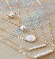 Pearl Bar Necklace, Simple Pearl Necklace, Single Pearl Necklace, Pearl Necklace Wedding, Necklace Bridal, Gold Bar Necklace, Necklace Wedding