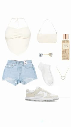 adorable outfits for summer, spring, and fall! Look Short Jeans, Outfits For Summer, Summer Outfits For Teens, Adorable Outfits, Outfit Inspo Summer, Looks Party, Causual Outfits, Simple Trendy Outfits