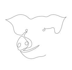 a line drawing of a person's face with one eye open and nose closed