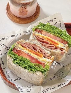 Cafe Sandwich Ideas, Sandwich Business, Sandwich Aesthetic, Sandwich Bento