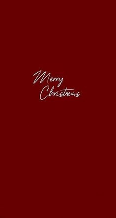 a red christmas card with the words merry christmas written in white on top of it