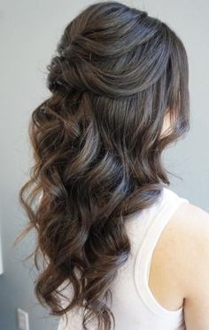 Featured Hairstyle: Heidi Marie Garrett of Hair and Makeup Girl; Wedding hairstyle idea. Hairstyle Idea, Makeup Girl, Best Wedding Hairstyles, Long Hair Wedding Styles, Medium Long Hair, Hair Wedding, Wedding Hairstyle, Hair St