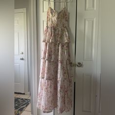 V Chapman Caterina Dress In Pink Rose Print. Brand New, With Tags. Never Worn Before. I Found A New Dress For Prom And Looking To Sell This One. Caterina Dress, V Chapman, Dress For Prom, Rose Print, Pink Rose, To Sell, New Dress, Colorful Dresses, Prom Dresses