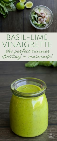 basil lime vinaigrette the perfect summer dressing