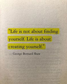 a quote from george bernard shaw about finding yourself